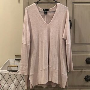 Miss Chievous Tunic Sweater! Blush/cream